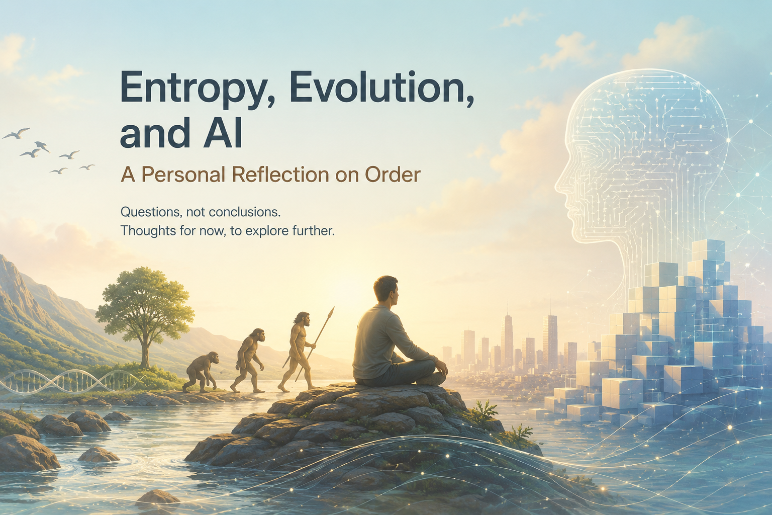 Illustration: Entropy, Evolution, and AI