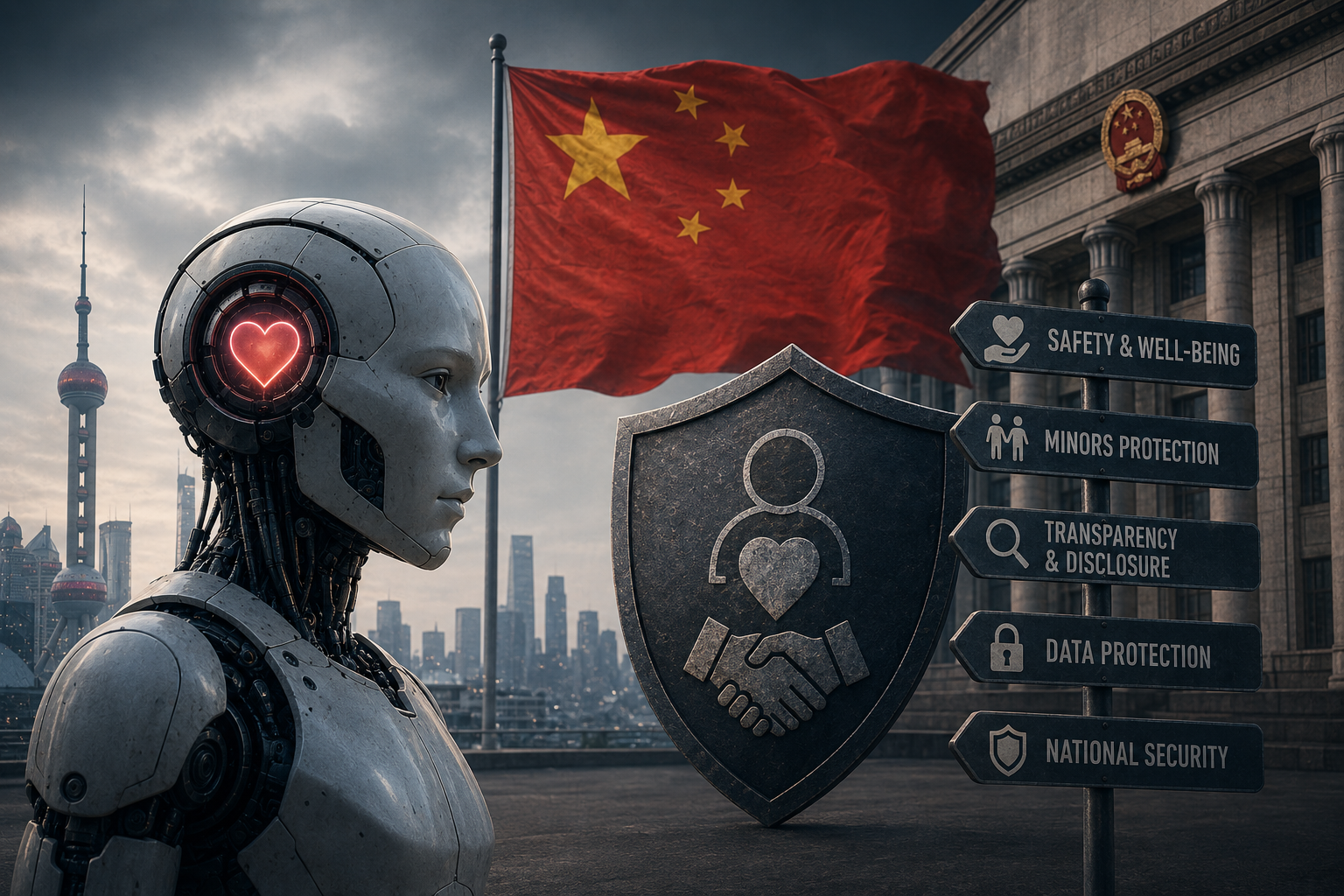 Illustration: China’s new rules reflect a new reality: AI relationships are now a regulatory concern.