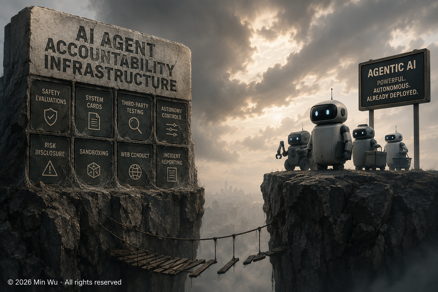 Illustration: Agentic AI is advancing faster than the accountability infrastructure meant to make its risks visible and governable.