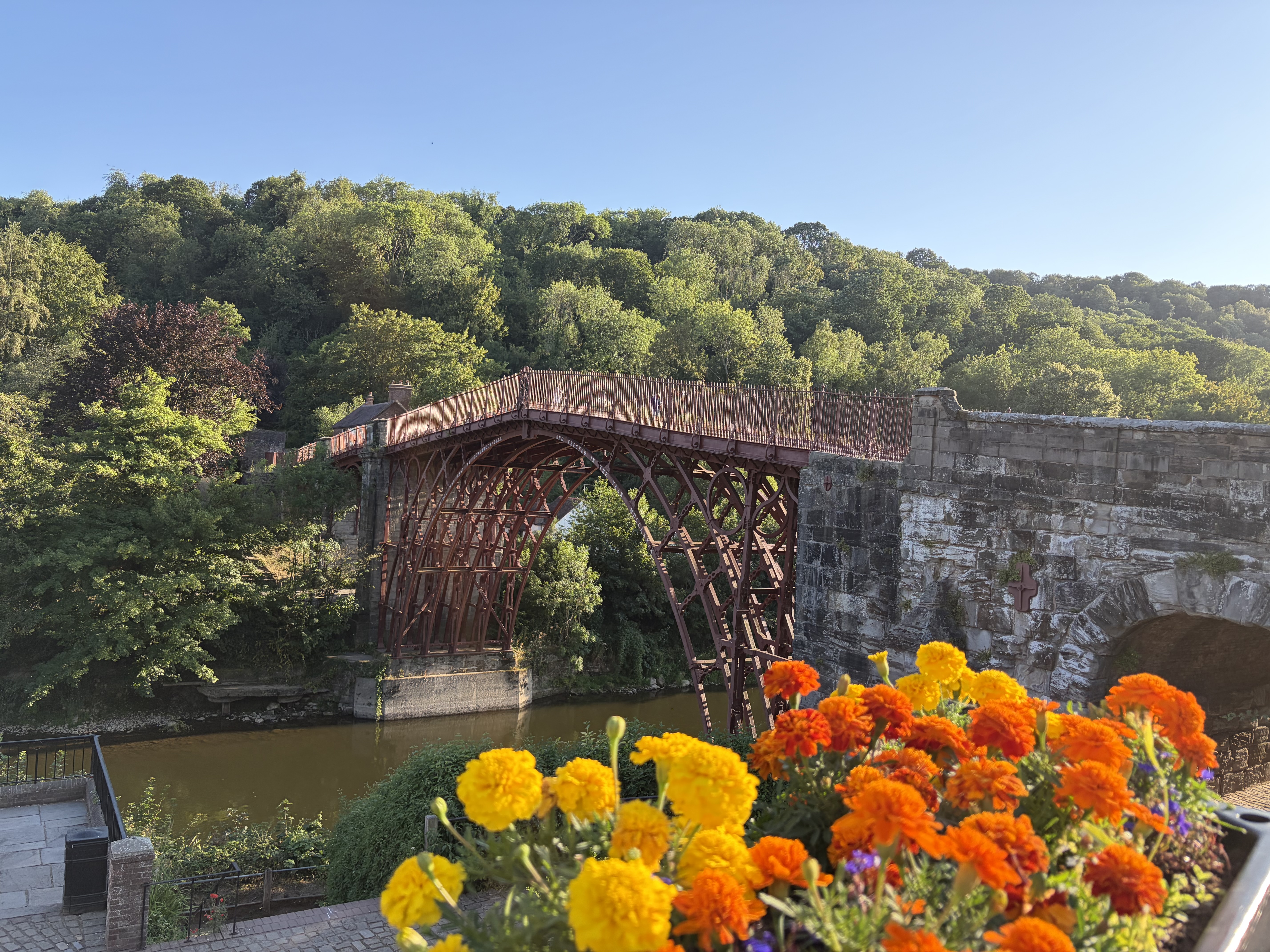 The Iron Bridge spanning the River Severn
